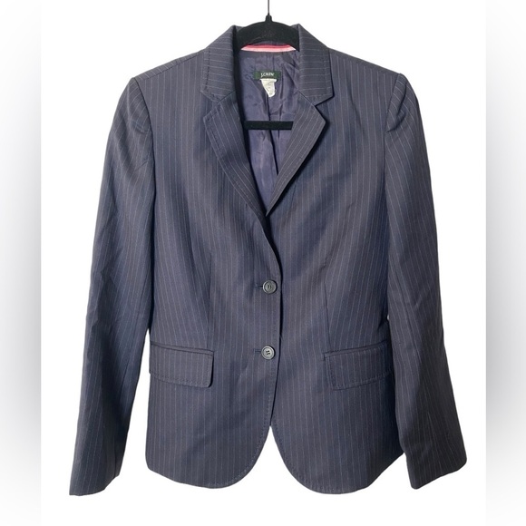 J. Crew Vintage Pinstripe Suit Jacket - Picture 1 of 4